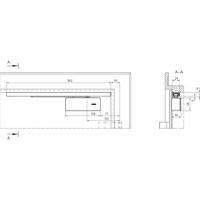 ActiveStop deurdemper opbouw EV1 voor glas - thumbnail