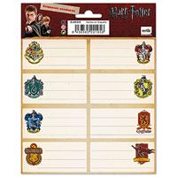 Harry Potter - Hogwarts School Label Stickers - thumbnail