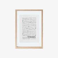 vt wonen houten A4-formaat fotolijst (Kleur lijst: naturel) - thumbnail