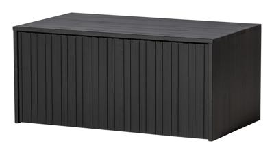 Kistbank Gravure New Grenen Zwart