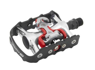 Tecora Force combi pedaal set spd aluminium 9/16 draad
