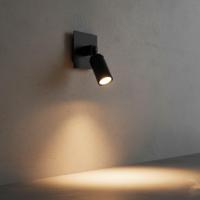 Opbouwspot Puck Antiek Zwart - thumbnail