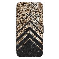 Samsung Galaxy S22 flipcase - Luipaard chevron - thumbnail