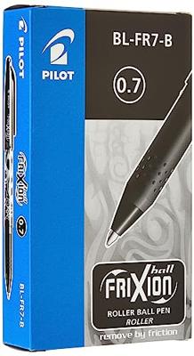 12 Pilot FriXion Ball gelrollers zwart medium 0,7 mm