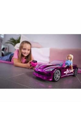 Mattel Barbie mondo motors rc bestuurbare auto - verchroomd roze Mattel Barbie mondo motors rc bestuurbare auto - verchroomd roze