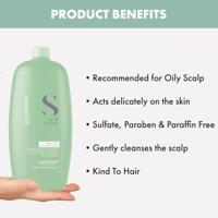Alfaparf Semi di Lino Scalp Care Purifying Low Shampoo 1000ml - thumbnail