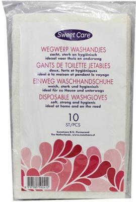 Sweet Care Baby Wegwerpwashandjes 10st Sweet Care Baby Wegwerpwashandjes 10st