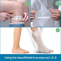 AquaShield ASL20 Waterdichte Beschermhoes Onderbeen Klein - thumbnail