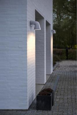 Nordlux Buitenlamp Front single wand wit