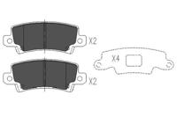 Remblokken set KBP9016 - thumbnail