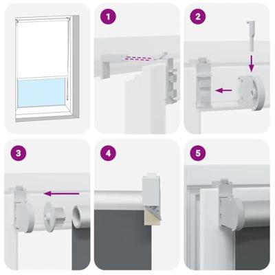 Rolgordijn verduisterend koffie 165x150 cm stofbreedte 161,6 cm