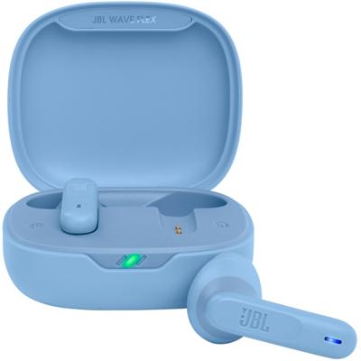 JBL Wave Flex In Ear oordopjes Draadloos, Bluetooth Blauw Oplaadbox, Touchbesturing, Waterbestendig