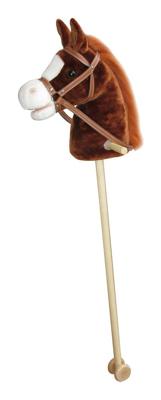 Pluchen Stokpaard met Geluid 97 cm Assorti
