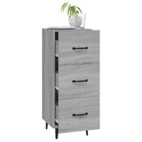 Dressoir 34,5x34x90 cm bewerkt hout grijs sonoma eikenkleurig - thumbnail