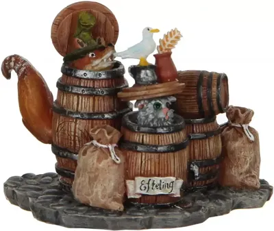 Kerstfiguur Efteling De Vos en de Kat Luville - Luville Kerstfiguur Efteling De Vos en de Kat Luville - Luville