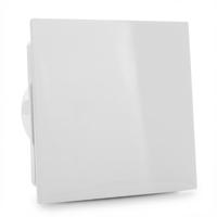 Whisper Pro-design Badkamerventilator - Ø100mm - Aan/uit - Vlak Kunststof - Wit - thumbnail