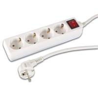 Contactdoos met 4 stopcontacten en schakelaar 3 m kabel randaarde Velleman - Velleman - thumbnail