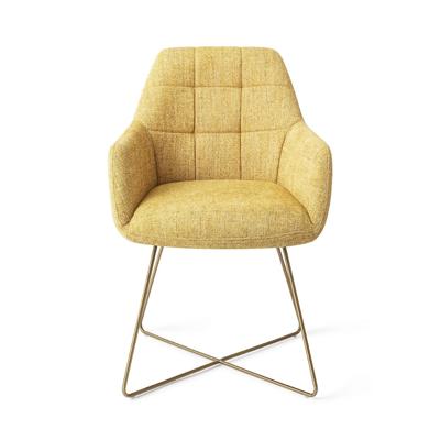 Jesper Home Noto eetkamerstoel Bumble Bee cross gold Jesper Home Noto eetkamerstoel Bumble Bee cross gold