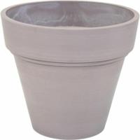 Pot - MEGA COLLECTIES - Ecostone Plantenbak - Ø 35 cm - H 30 cm - Taupe - thumbnail