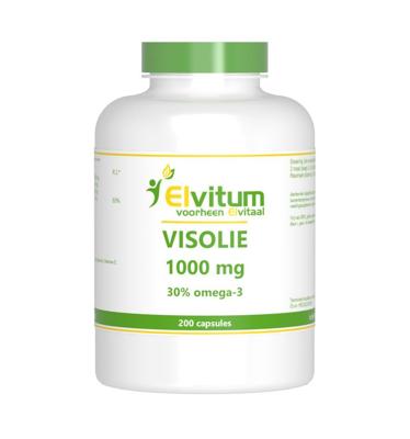 Elvitum Visolie 1000mg Capsules - thumbnail