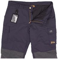 Blåkläder Multinorm winterwerkbroek 18691513 | Marineblauw/Oranje | Maat 54 - 7330509716847 - thumbnail