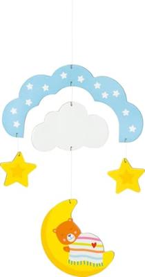 Goki houten mobiel reis door de nacht