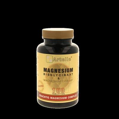 Artelle Magnesium bisglycinaat & citraat 100 Tabletten