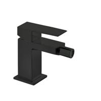 Bidetmengkraan Tres Cuadro Exclusive met Hendel Korte Uitloop 10 cm Mat Zwart - thumbnail