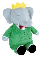 Knuffel - JEMINI - Babar Olifant Pluche +/- 40 cm - Zacht pluche - Ideaal voor het verzinnen van verhalen en het decoreren van de kamer! - thumbnail
