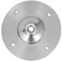 Tafelpoten telescopisch geborsteld nikkel 710 mm - 1100 mm 2 st - thumbnail