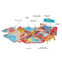 Jazwares Pokémon - draagkoffer battle beach speelset - thumbnail