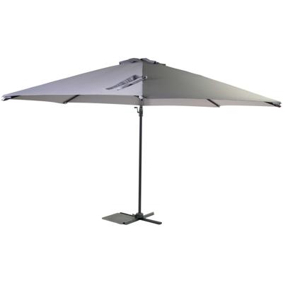 Zweefparasol Borneo 350 cm grijs