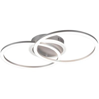 LED Plafondlamp Rond 25W Dimbaar Warm Wit 3000K Mat Titaan Aluminium