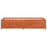 Slaapbank 75x190 cm massief grenenhout wasbruin - thumbnail