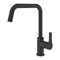 GROHE Eurosmart Keukenmengkraan - 22.8cm - hoge uitloop - matte black 305672430 - thumbnail