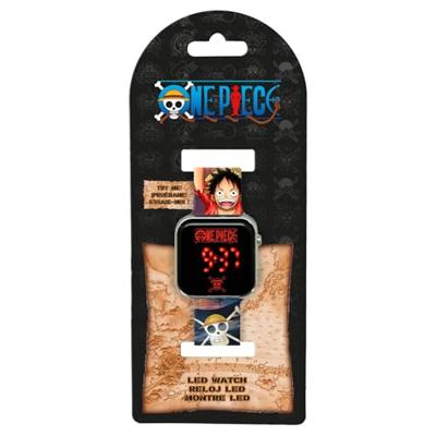 LED-horloge - KINDERLICENTIE - One Piece Luffy - Vanaf 4 jaar