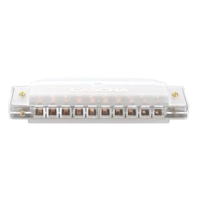 Cascha HH 2277 Fun Blues mondharmonica in C transparant - thumbnail