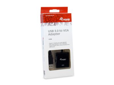 Equip 133384 usb 3.0 to vga adapter, 1080p, usb 3.2 gen 1, usb type-a, vga (d-sub) output