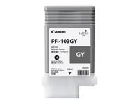 Canon PFI-103GY Pigment Gray Ink Cartridge 130 ml for imagePROGRAF IPF6100 Origineel Grijs 1 stuk(s) - thumbnail
