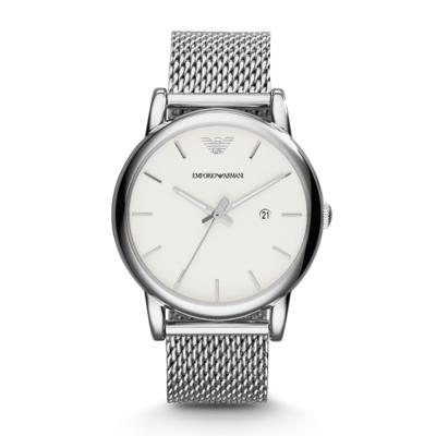 Horlogeband Armani AR1812 Mesh/Milanees Staal 20mm