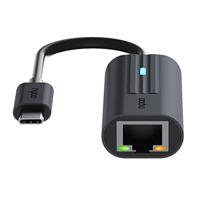 Rapoo UCA-1006 USB Type-C naar RJ-45 Zwart - thumbnail