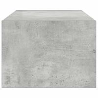 Tv-meubel met LED-verlichting 100X35,5x25 cm betongrijs - thumbnail