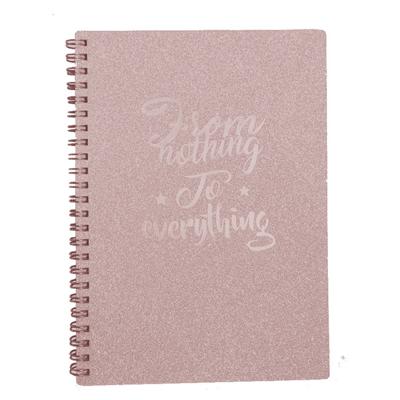 I Total notitieblok A4 glitter meisjes papier roze I Total notitieblok A4 glitter meisjes papier roze