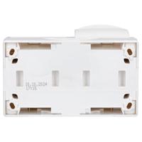 Busch-Jaeger 20/2 EW-54 Ocean (opbouw) Wandcontactdoos dubbel spatwaterdicht Wit - thumbnail