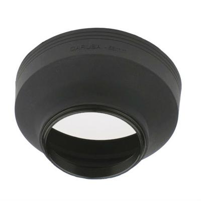 Caruba Rubberen Zonnekap - 3in1 - 58mm