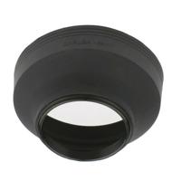 Caruba Rubberen Zonnekap - 3in1 - 58mm - thumbnail