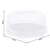 Rotho fresh taartdoos 35.5x16.5 cm wit/transparant - thumbnail