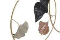 Wanddecoratie DKD Home Decor Gouden Metaal Terra cotta Blad van een plant (103,5 x 7 x 67 cm) - thumbnail