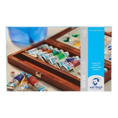 Van Gogh Aquarelverf set - 12 X 10 ml + 3 accessoires