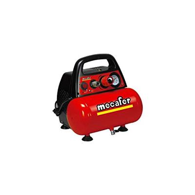 MECAFER Luchtcompressor NIEUWE VENTO 6 L 1,5 HP 8 bar - Met 3 accessoires